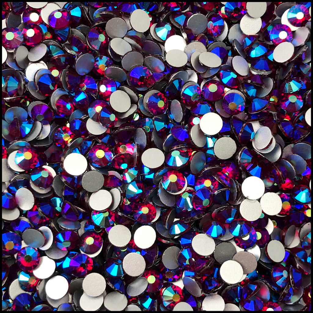 Dark Siam AB SS20 Non-Hotfix Rhinestones (10 gross/1,440 stones)